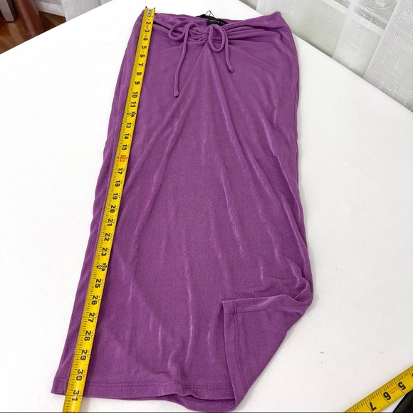 WHITE FOX BOUTIQUE So Romantic Drawstring Set PURPLE 2 piece stretchy M … - Picture 11 of 12